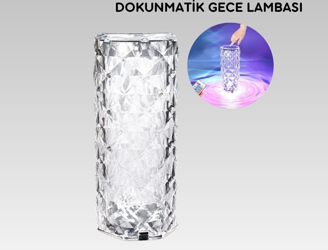 ŞARJLI DOKUNMATİK GECE LAMBASI